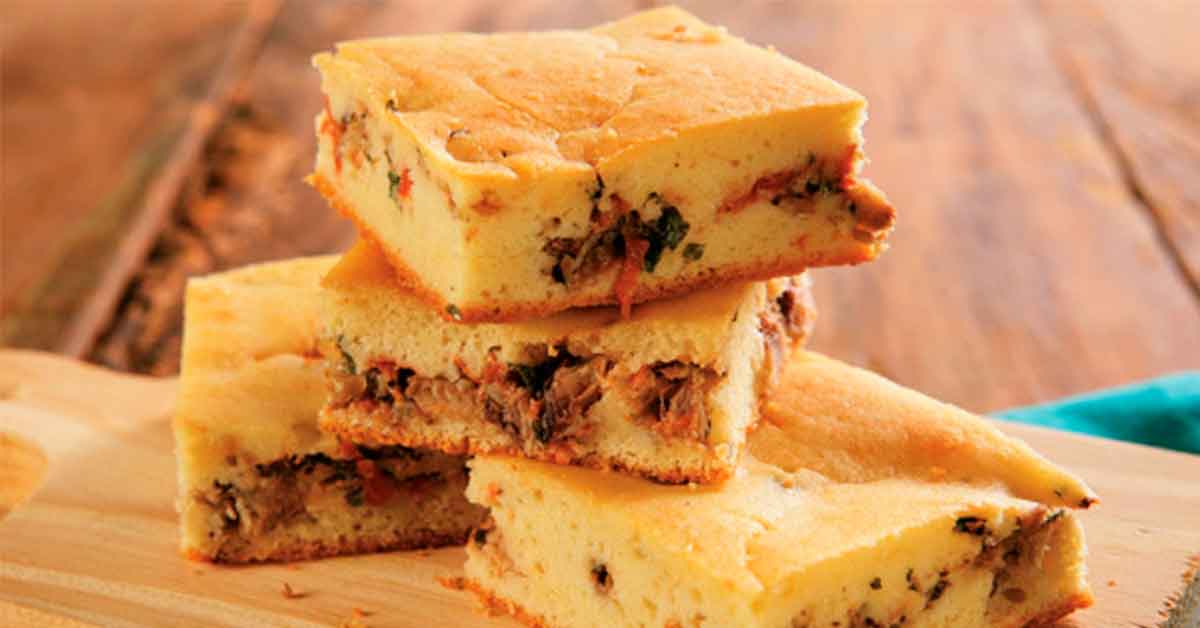 A Melhor Receita de Torta de Sardinha Simples e Fofinha de Liquidificador para um Natal